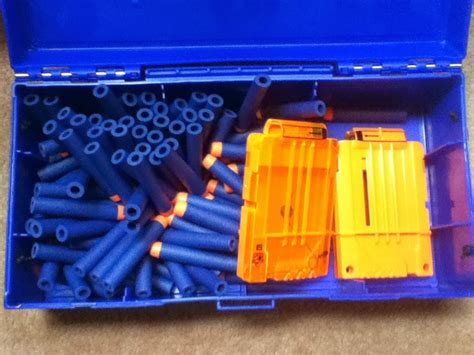 nerf bullets|nerf ammo storage.